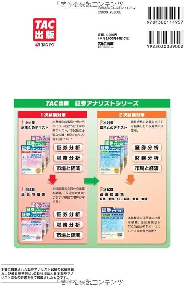 証券アナリスト 1次試験過去問題集 科目(2) 財務分析/コーポレート