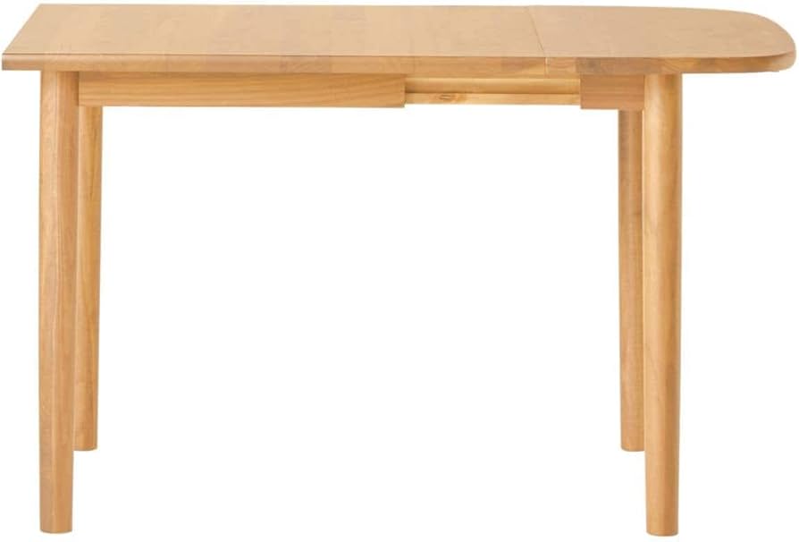 Amazon.co.jp: 無印良品 木製エクステンションテーブル/80-120cm/楕円