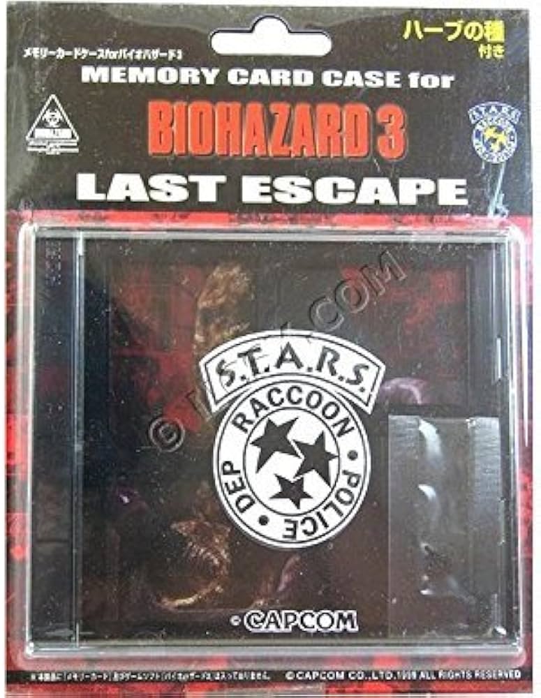 Amazon | メモリーカードケース バイオハザード3 PS | 本体・周辺機器