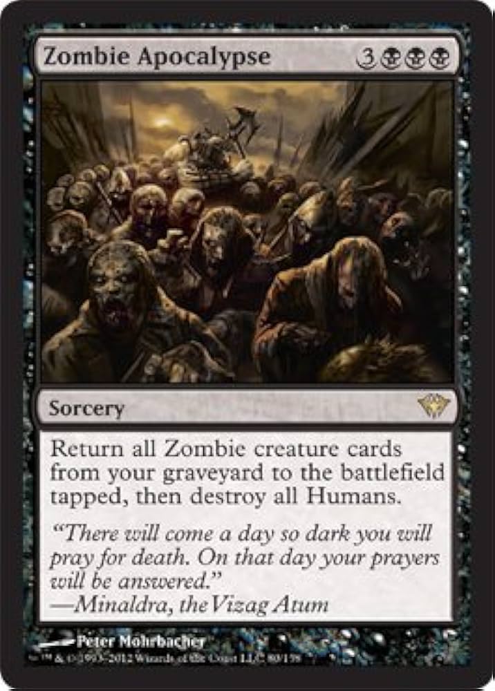 Amazon.co.jp: Magic: the Gathering - Zombie Apocalypse (80) - Dark