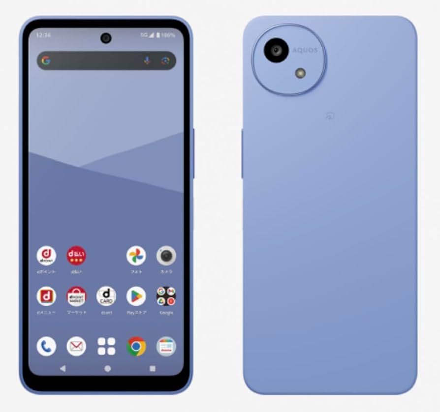 Amazon | AQUOS wish5 SH-52F 本体 ブルー docomoモデル SIMフリー