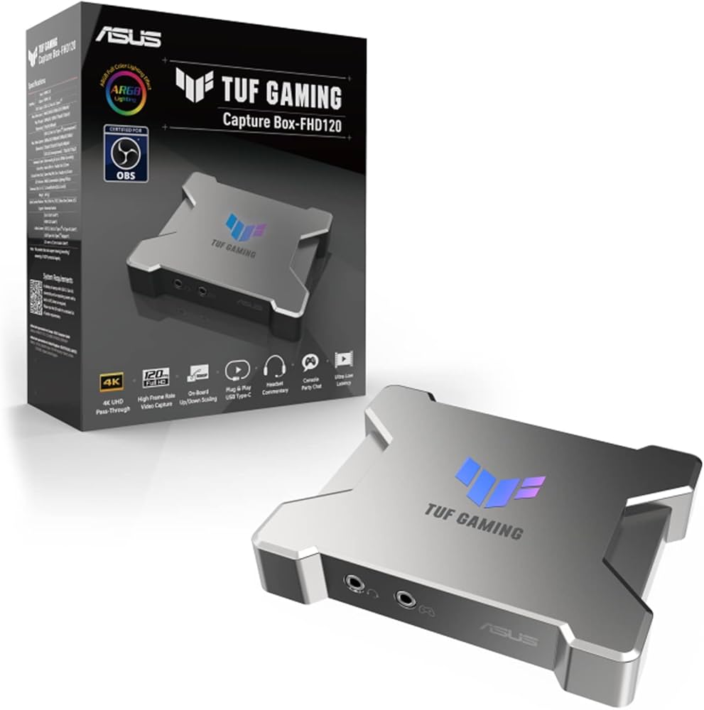 Amazon | ASUS ゲームキャプチャーボックス TUF GAMING CAPTURE BOX