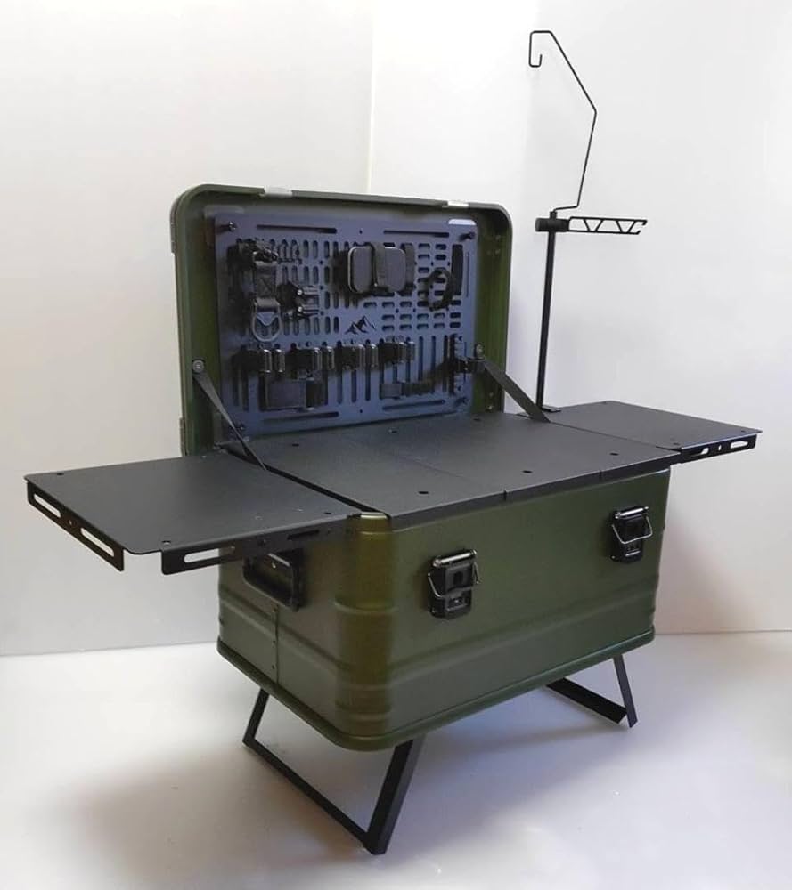 Amazon.co.jp: アルミコンテナ 50L サイドパネル 上蓋カスタムパネル