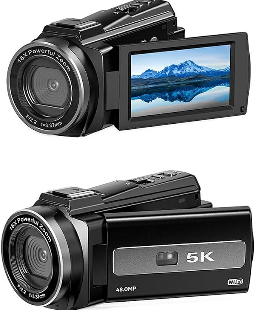 Amazon | ビデオカメラ 5K/4800万画素 撮影 カメラ DVビデオカメラ