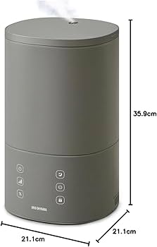 Amazon.co.jp: アイリスオーヤマ 加湿器 大容量 ハイブリッド式 超音波