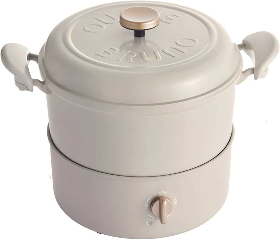 Amazon | BRUNO マルチグリルポット グレージュ サイズなし BOE065