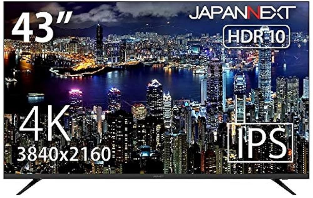 Amazon.co.jp: JAPANNEXT 43インチ 大型 モニター 4K UHD 3840x2160