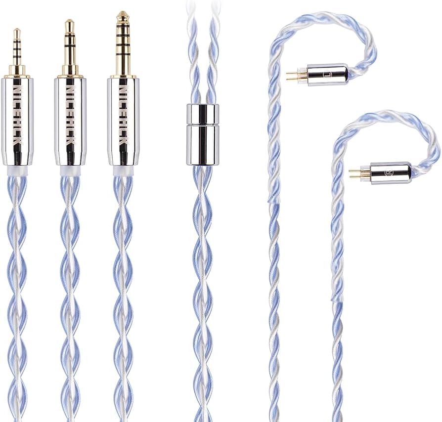 Amazon | NICEHCK WhiteSky 6N銀メッキ単結晶銅ケーブル イヤホンリ