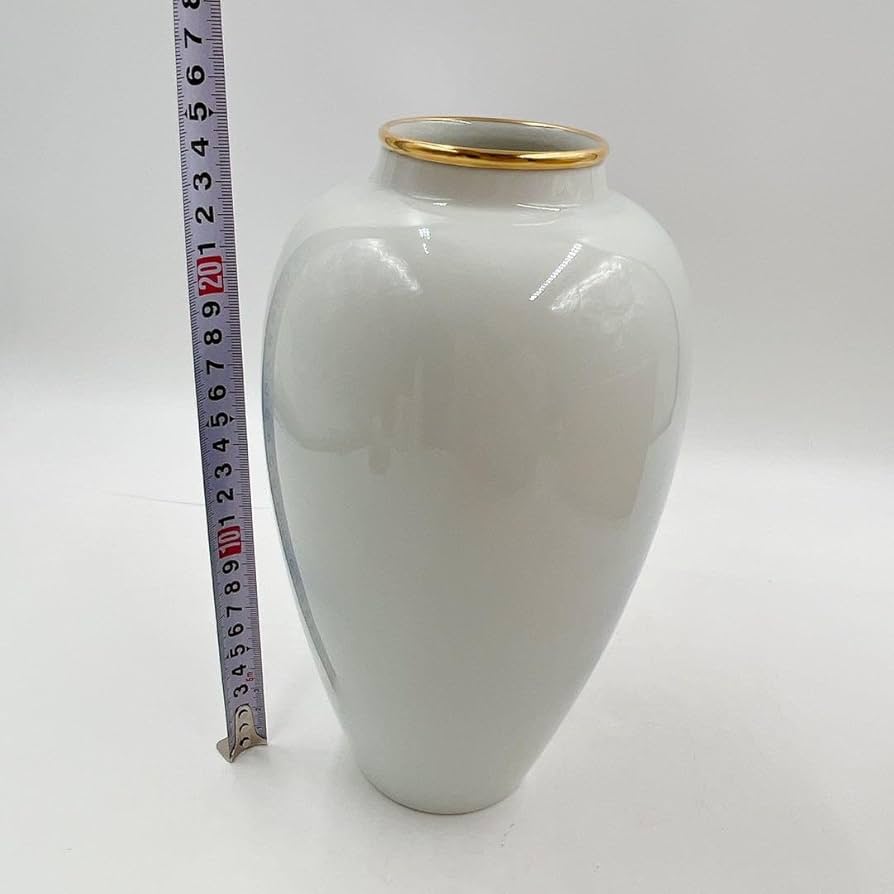 Amazon.co.jp: 有田焼 深川製磁 雲金光明富士 花瓶 宮内庁御用達