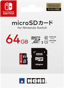 Amazon.com: HORI Nintendo Switch Micro SD Card 64GB, Class 10, UHS