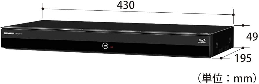 Amazon | シャープ 3TB 2番組同時録画 ブルーレイレコーダー 2B-C30CW1