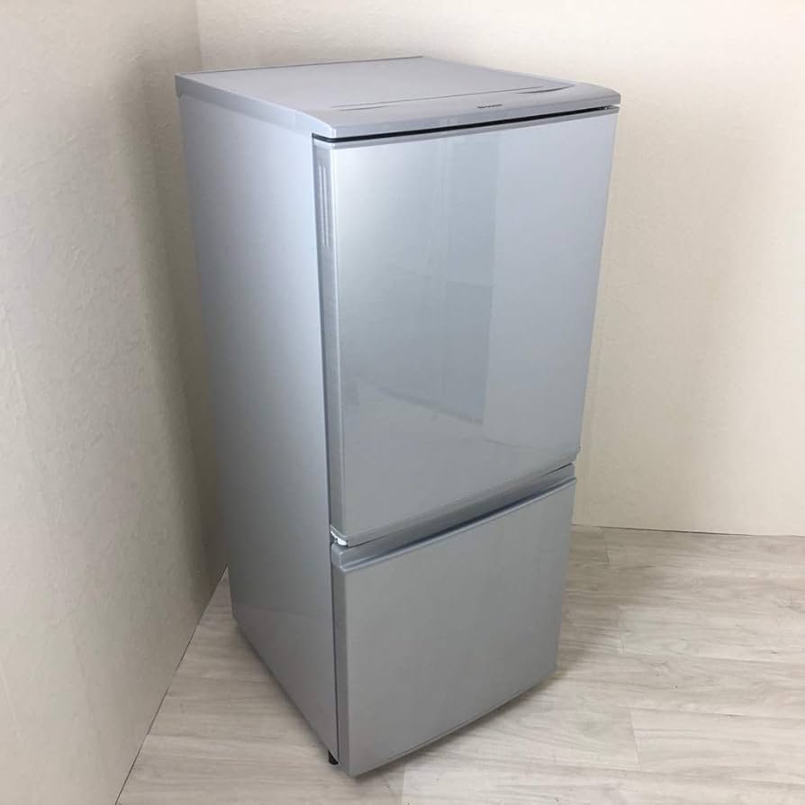 Amazon | シャープ 137L 2ドア冷蔵庫（シルバー系）SHARP SJ-D14A-S