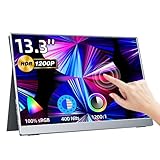 kksmart モバイルモニター 13.3インチ タッチパネル 超軽量400g 高輝度