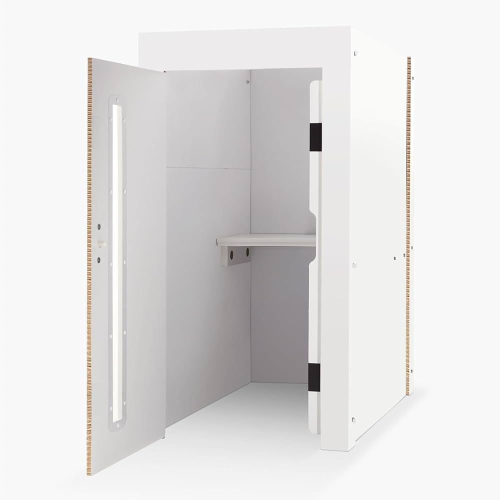 Amazon | PAPER NEW STANDARD ワークブースボックス ホワイト km-op