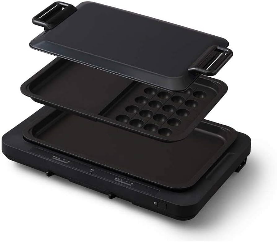 Amazon | アイリスオーヤマ ホットプレート 左右温度調整 プレート2枚