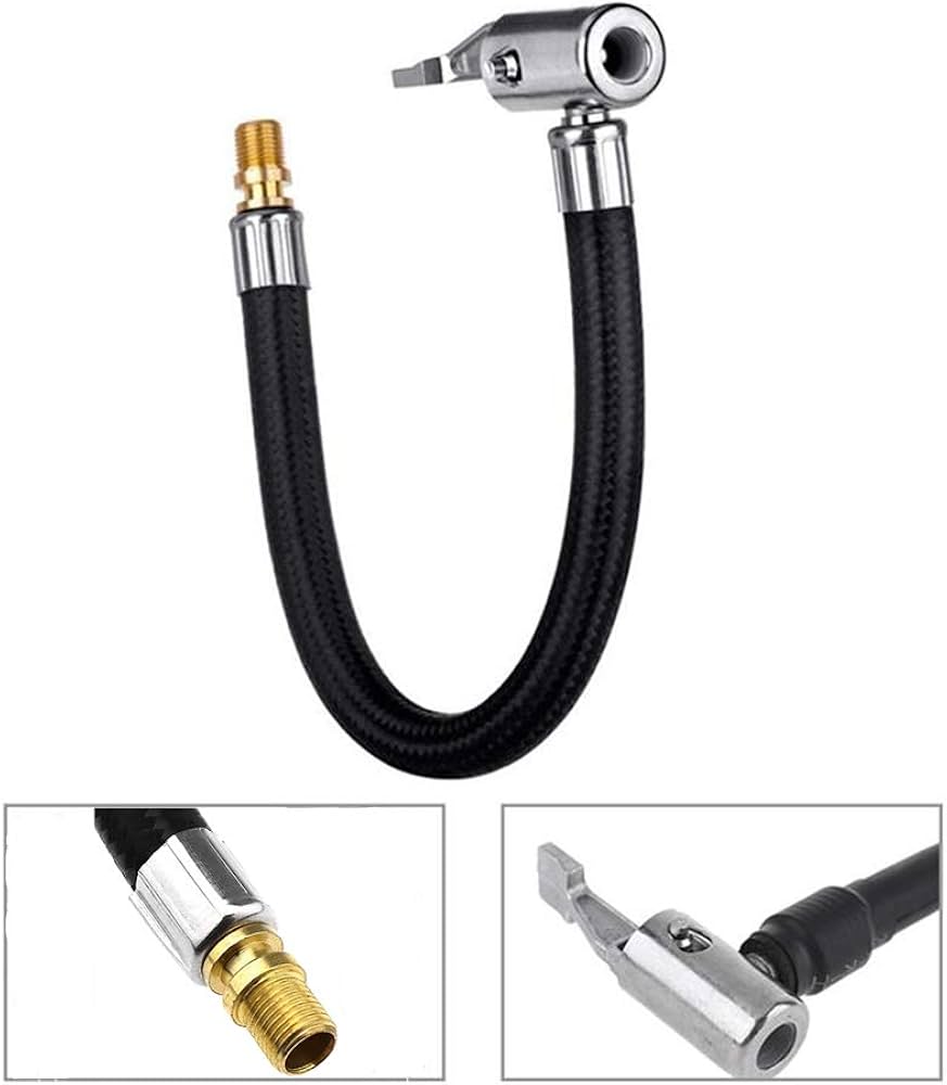 Amazon | 車 バイク空気入れエアーホース バルブ延長チューブ ポンプ