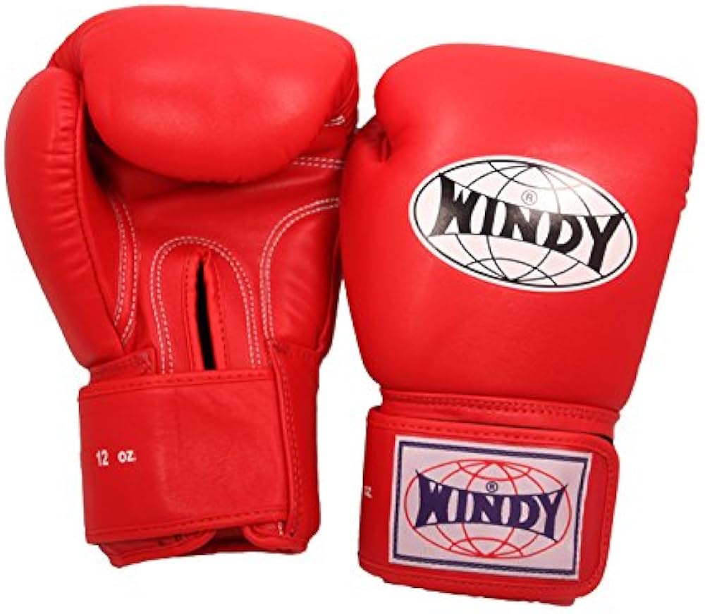 Amazon.co.jp: WINDY ボクシンググローブ BGVH 8オンス レッド スパー