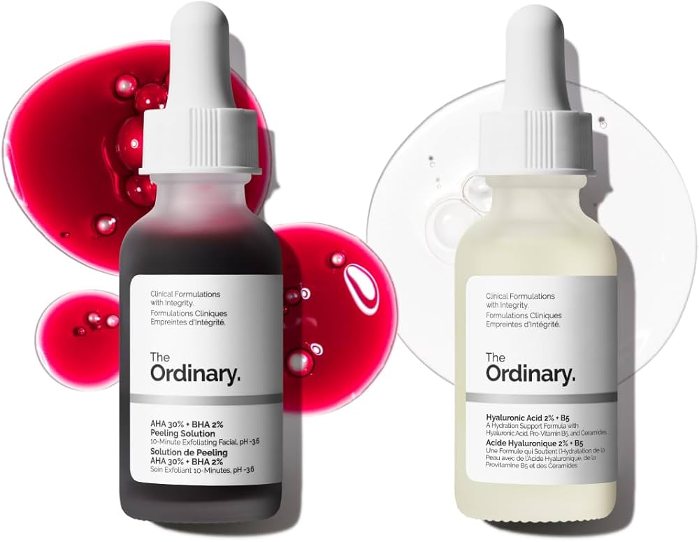 Amazon.com: The Ordinary Bright & Hydrated Serum Duo, AHA 30% +
