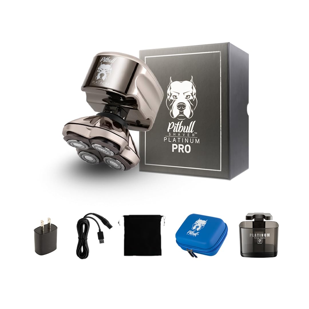 Amazon.com: Skull Shaver Pitbull Platinum PRO Head & Face Shaver