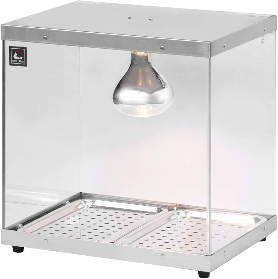 Amazon.co.jp: 業務用フードケース ホットショーケース 3面ガラス(背面