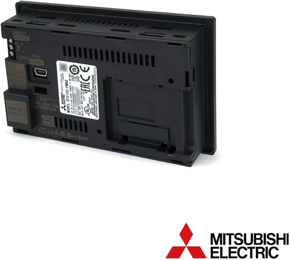 Amazon.co.jp: 三菱電機 GT2103-PMBD GOT本体 3.8型 (解像度: 320×128