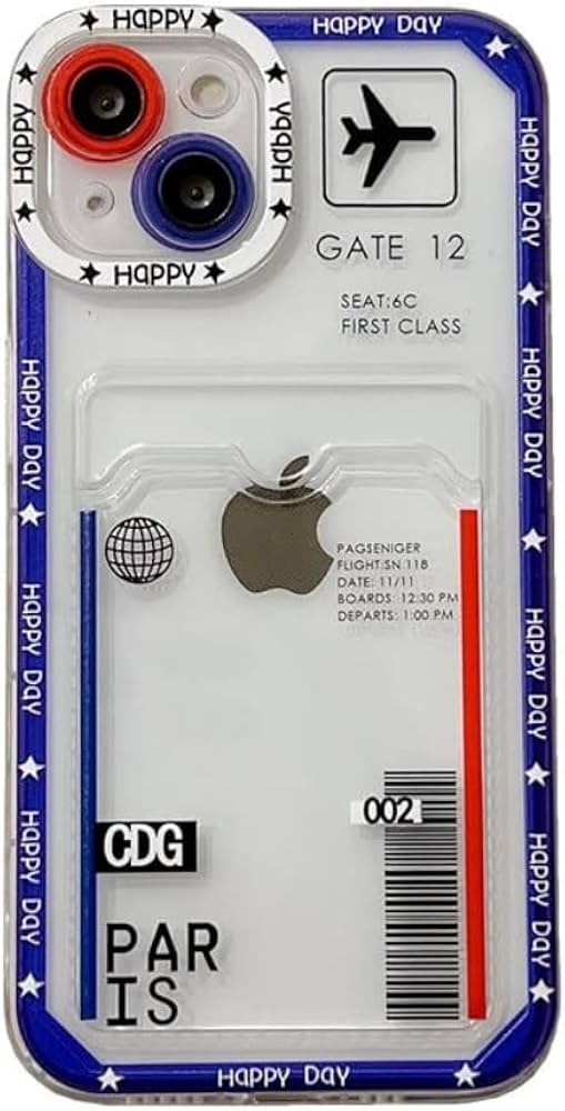 Amazon.com: RICHTRUE Aesthetic Phone Case with Card Holder Phone