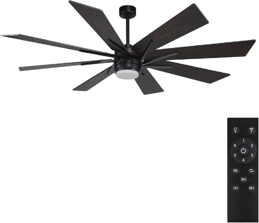 Amazon.com: BiGizmos 72 Inch Indoor Ceiling Fan with Light and