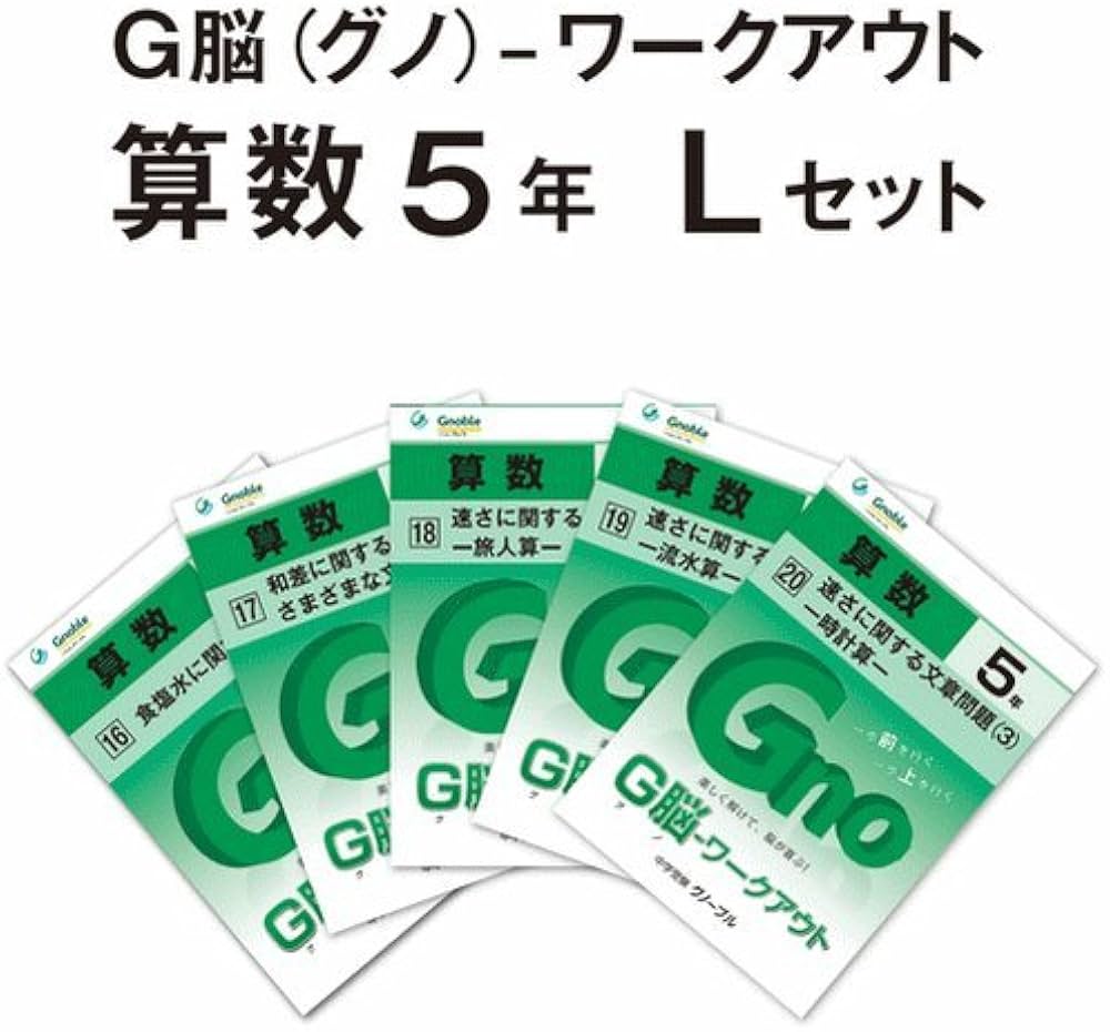 G脳(グノ)-ワークアウト5年算数 Lセット(No.16～20) | 中学受験