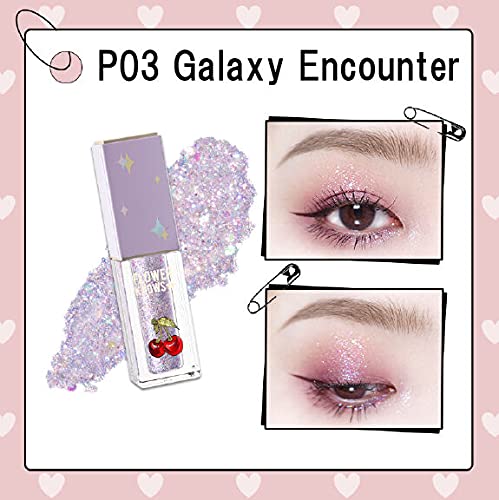 Amazon.co.jp: フラワーノーズCherry Love グリッター リキッドアイ