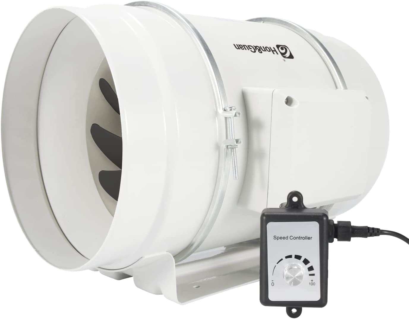 Amazon | Hon&Guan ダクトファン 200mm インバータダクトファン 【イン