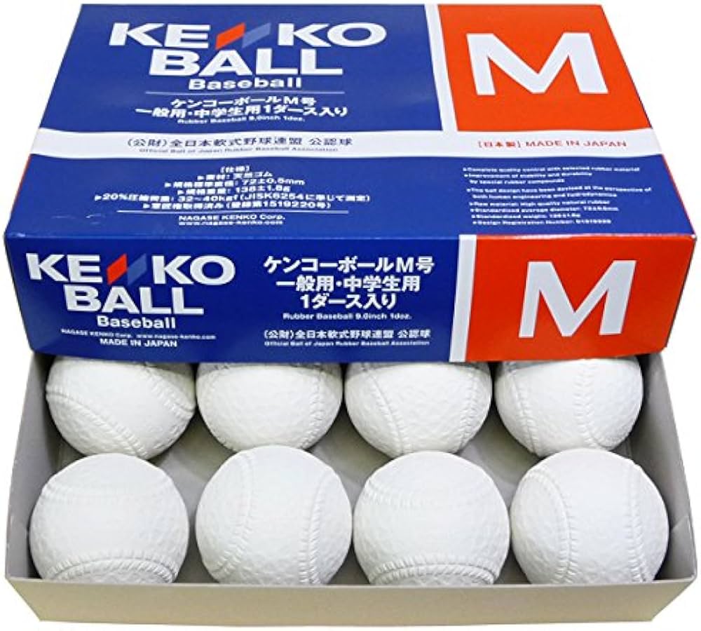 Amazon | ナガセケンコー ケンコーボールM号 (軟式公認球) 10ダース120