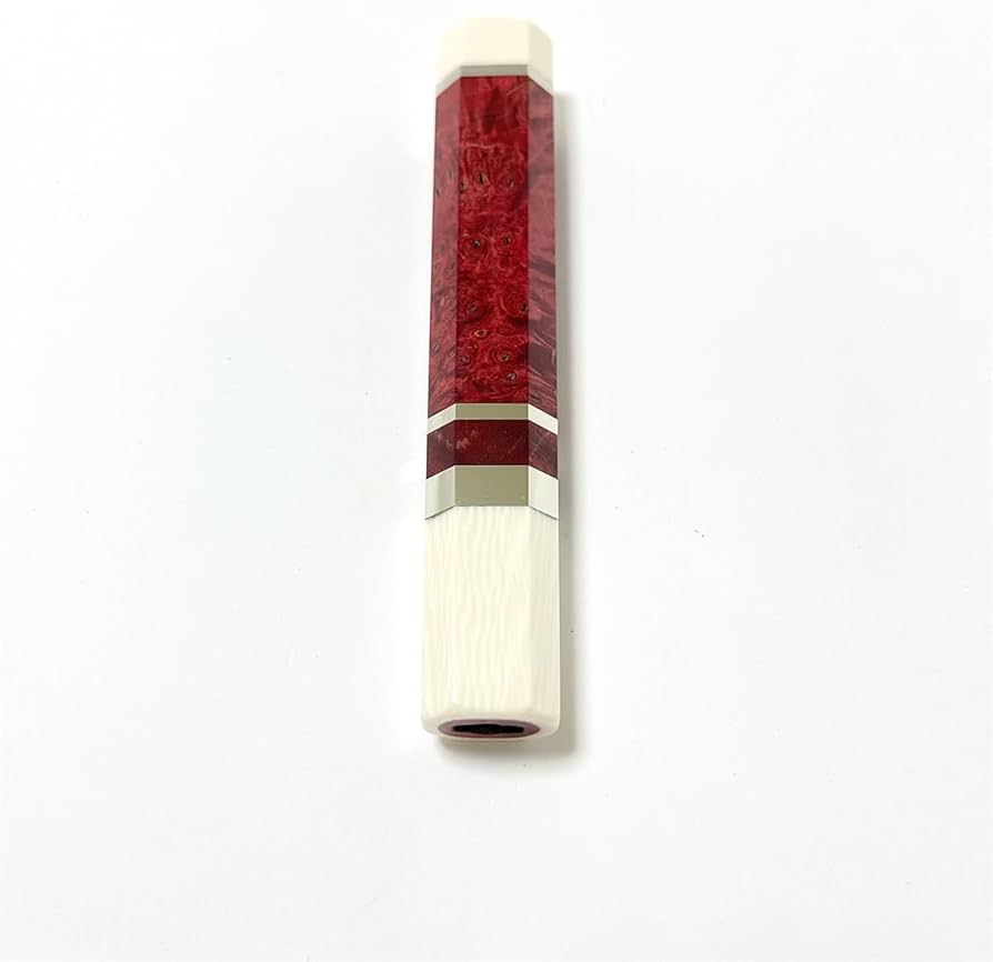 Amazon | 朱雀 スタビライズドウッド 人工象牙 三段銀巻 ふぐ引300