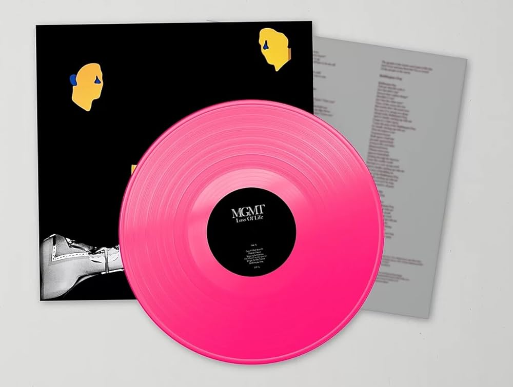 Amazon.com: MGMT Loss of Life Opaque Pink Color Vinyl Record LP
