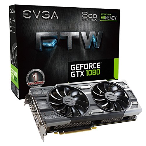 Amazon | EVGA GeForce GTX 1080 FTW GAMING ACX 3.0, 8GB GDDR5X, RGB