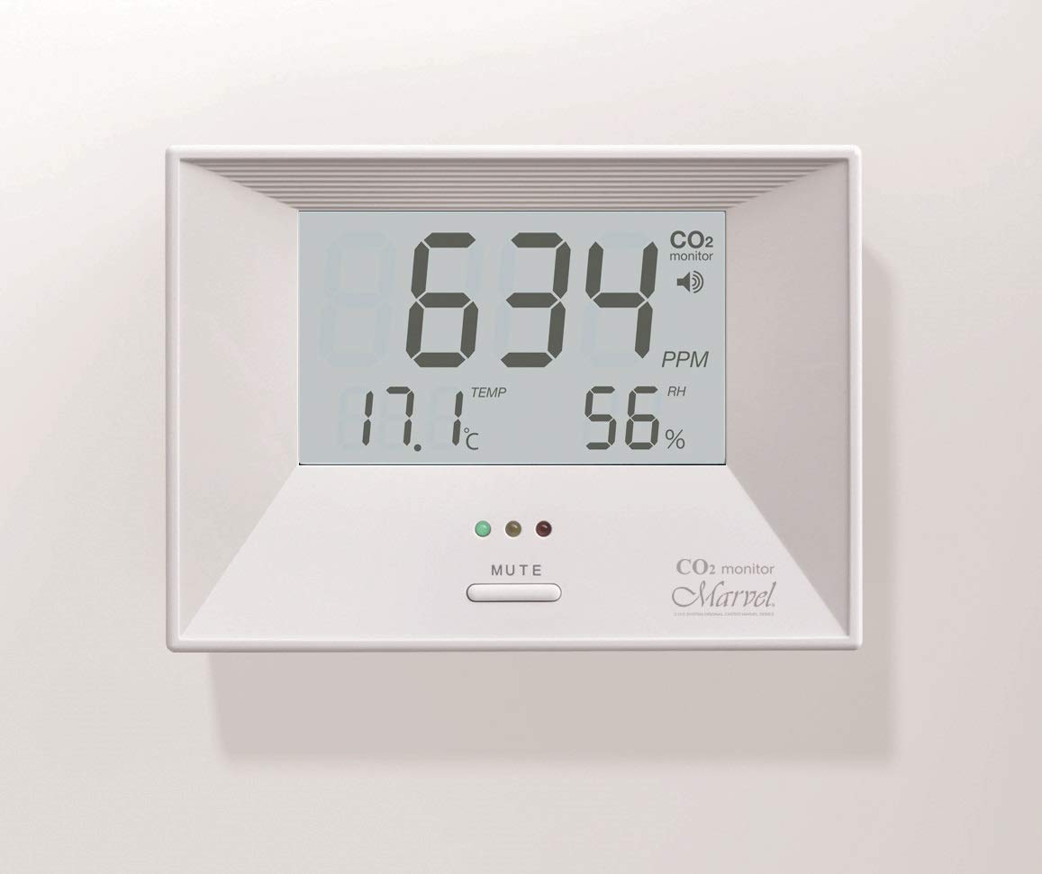 Amazon | CO2モニター マーベル001 二酸化炭素濃度測定器・温湿度計