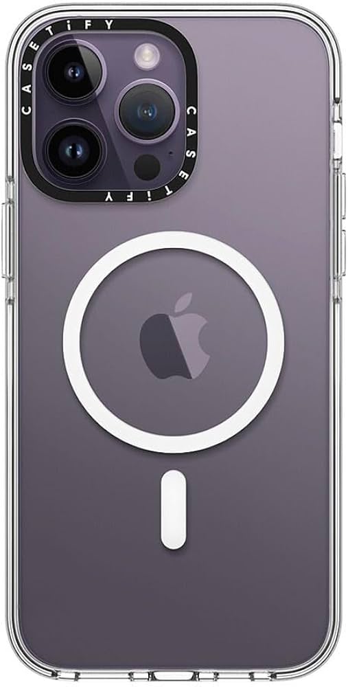 Amazon.co.jp: CASETiFY クリア iPhone 14 Pro Max ケース [黄ばみ