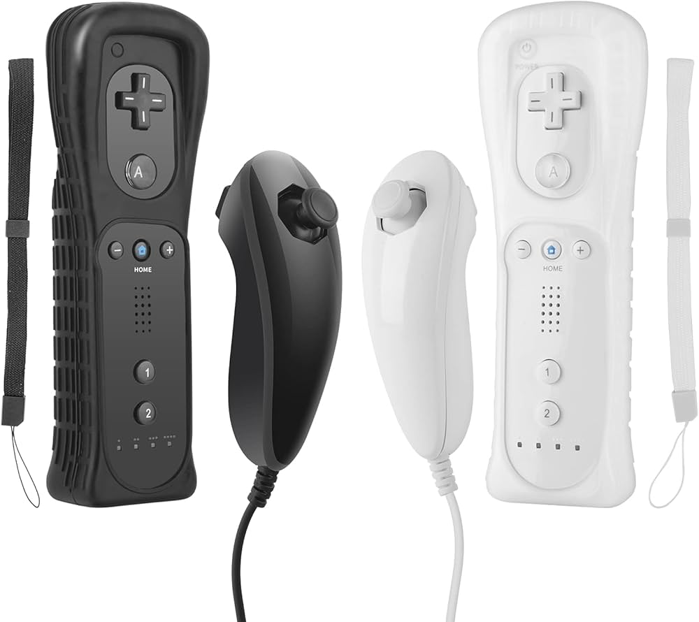 Amazon | Wii コントローラー Nunchuck Wii リモコン 2パック シリコン
