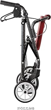 Amazon | 竹虎 117004 ハッピーミニプレミアム 杖立付き 歩行車 | 竹虎