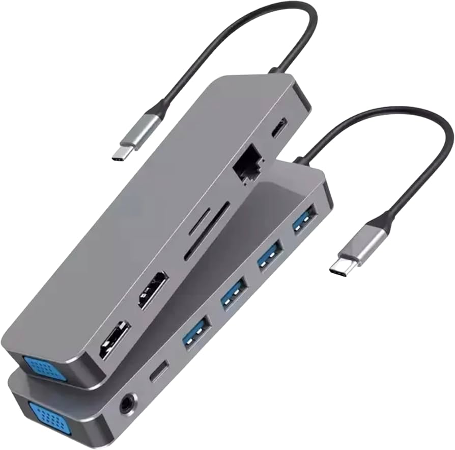 Amazon | 13 in 1 USB Type C ハブ マルチポートアダプター ドングル