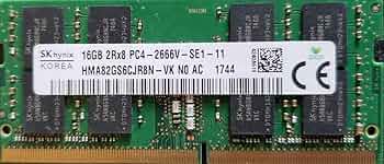 Amazon.co.jp: 純正 OEM 16GB ノートパソコン Ram HMA82GS6CJR8N-VK