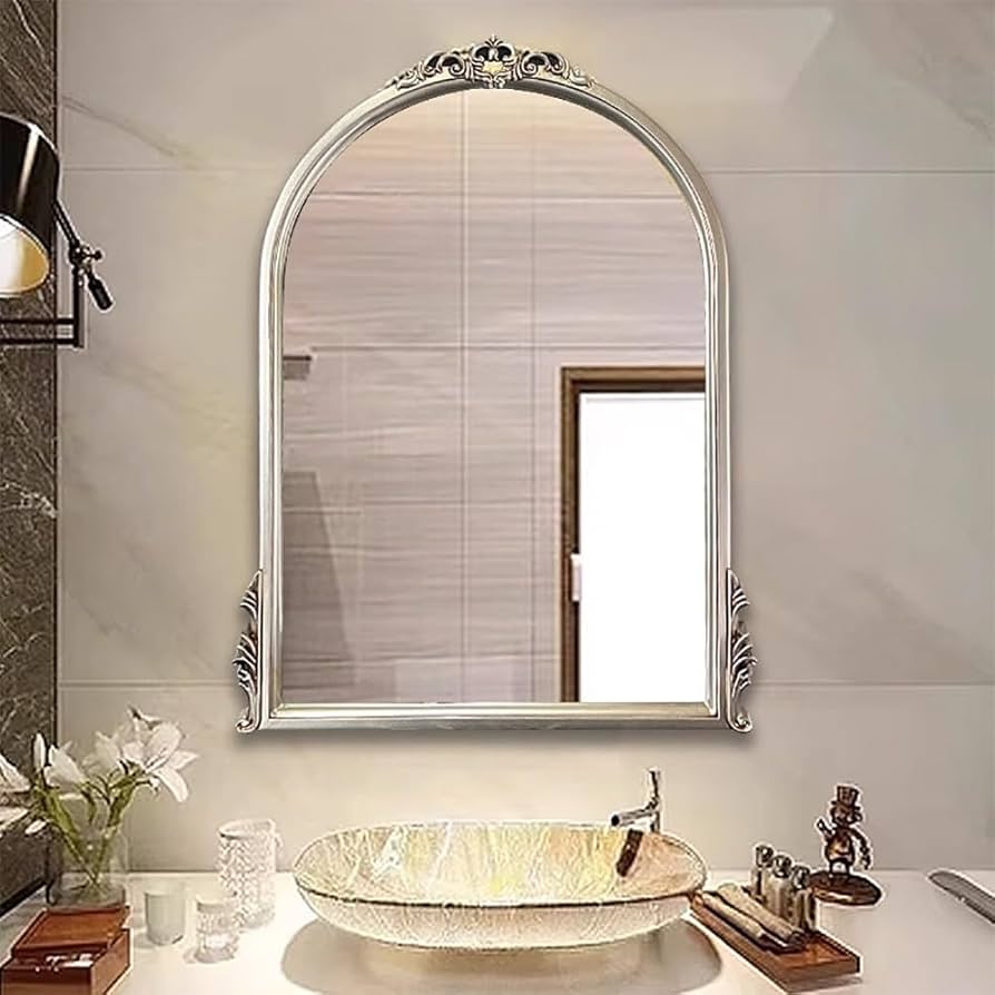 Amazon.co.jp: ZYBOWAYL バロックウォールミラー 大きいアンティーク風