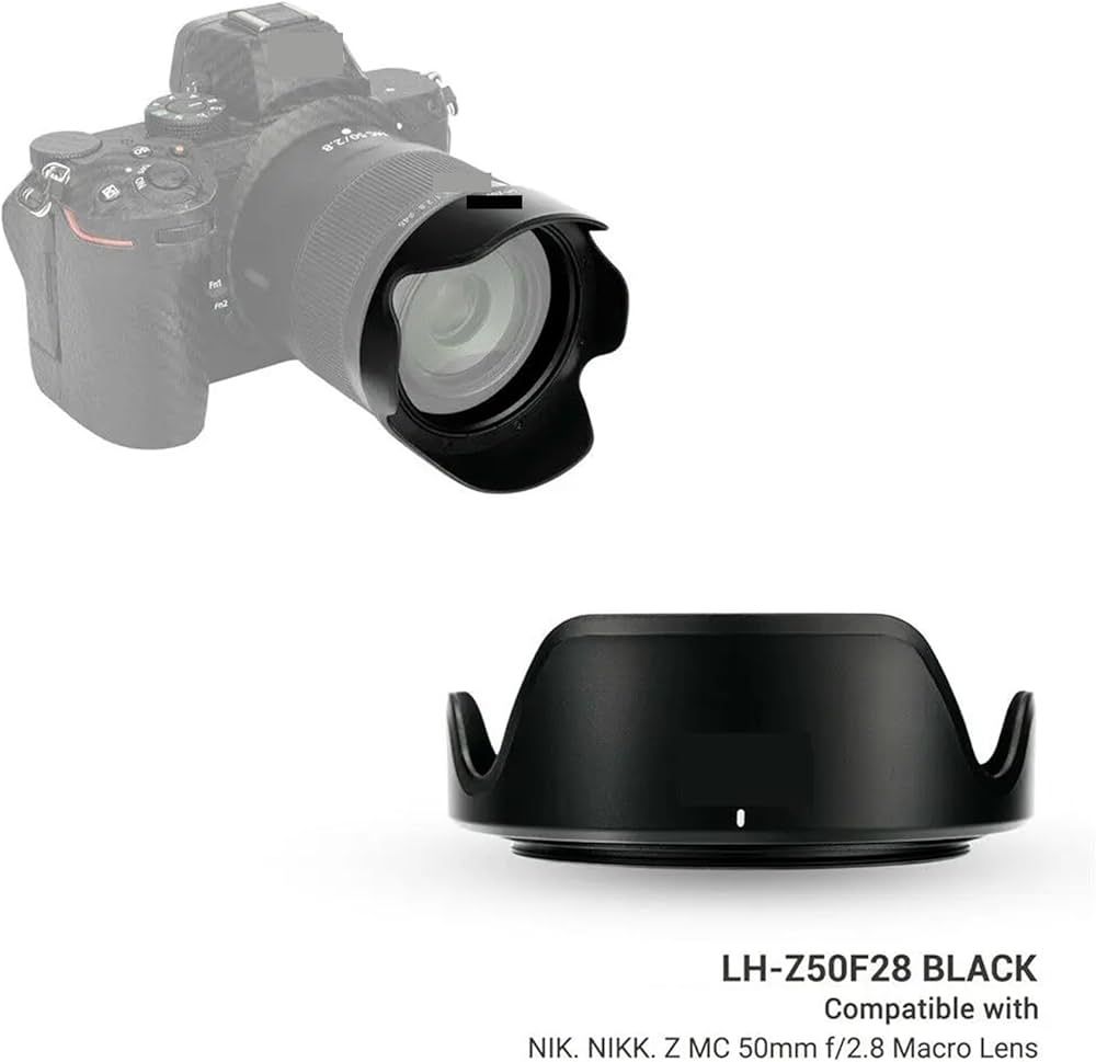 Amazon | リバーシブルレンズフード、花びら用、for ニコン用、for