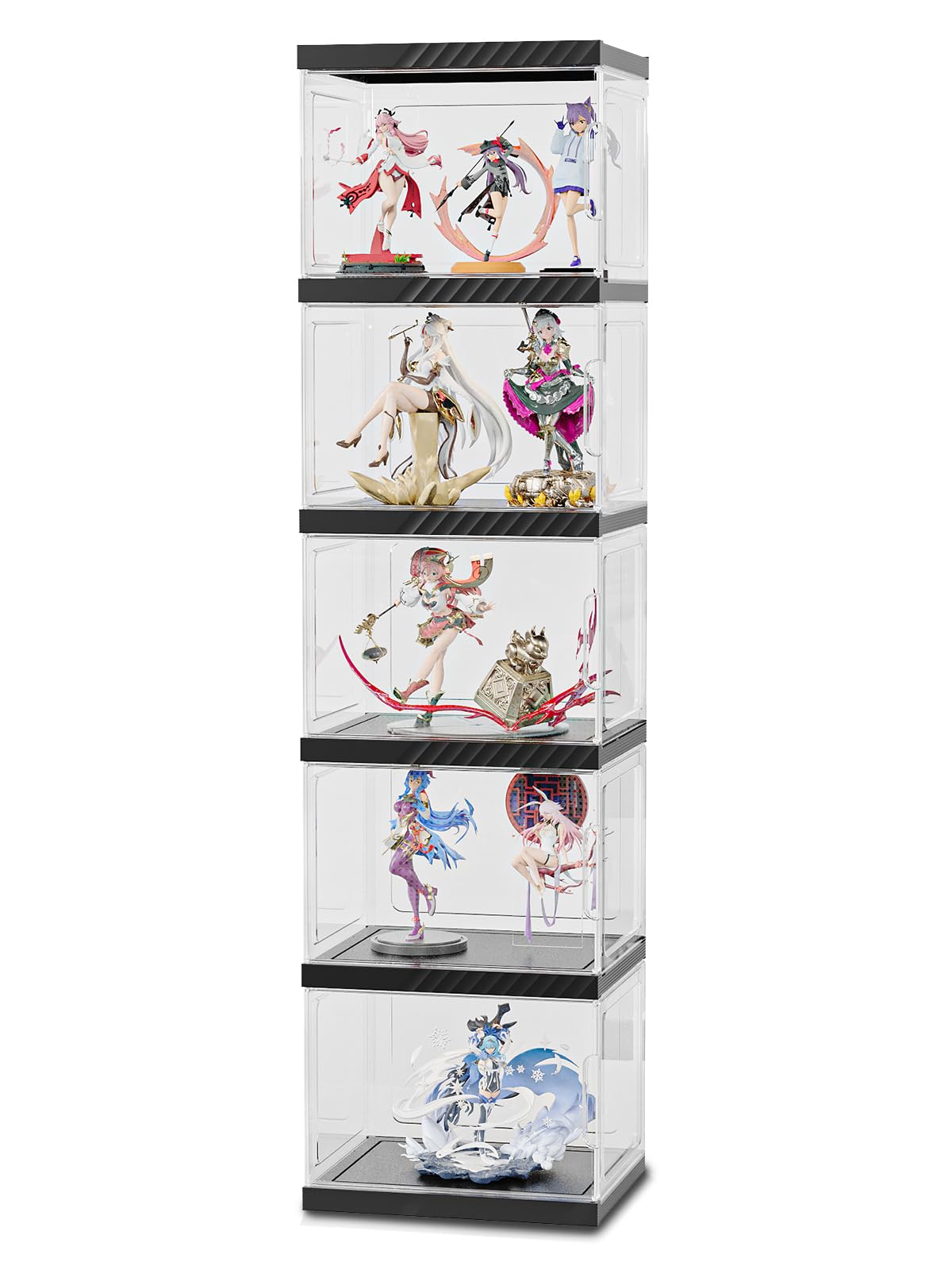 Amazon.co.jp: GVEEL コレクションケース フィギュアケース 5段 大型