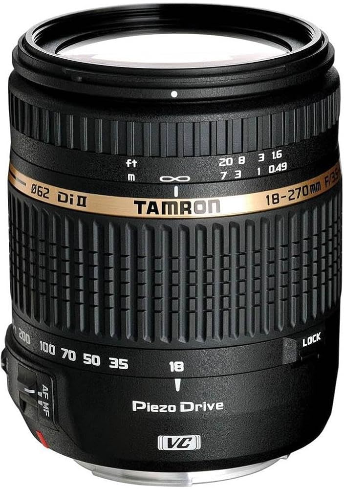 Amazon.com : Tamron Auto Focus 18-270mm f/3.5-6.3 VC PZD All-In
