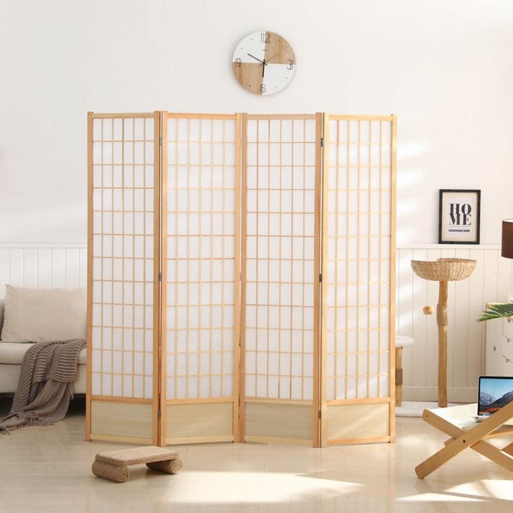 Amazon | [ZYACOFVE] パーテーション 間仕切り おしゃれ 4連 和風衝立