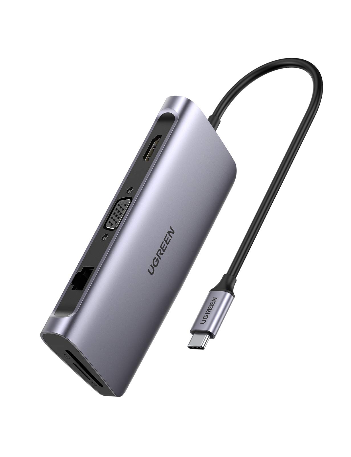 Amazon | UGREEN 9 in 1 USB C ハブ HDMI 4K VGA SD/TF カードリーダー