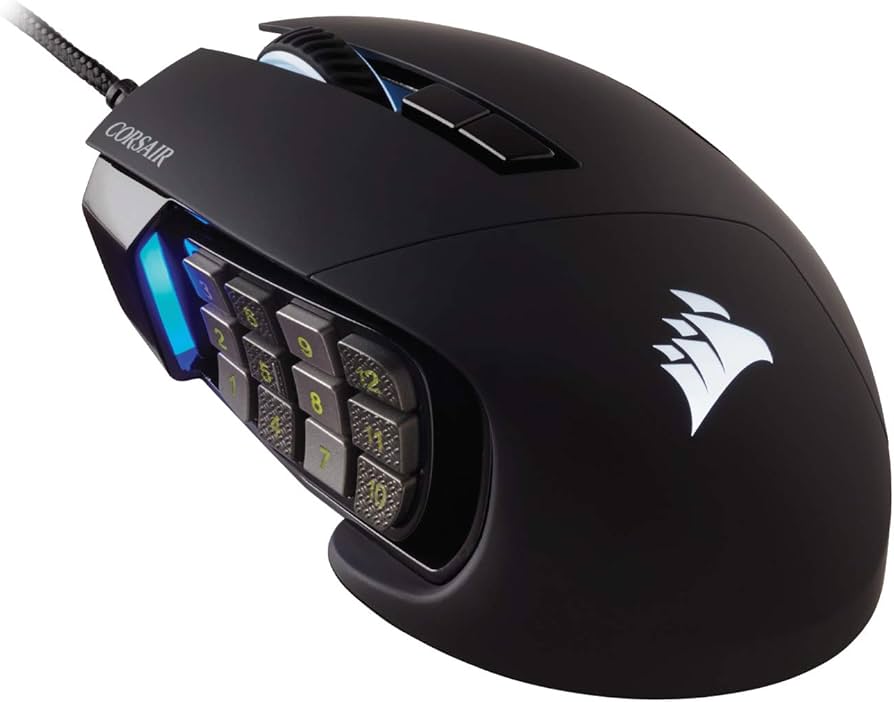 Amazon | Corsair (コルセア) Scimitar RGB Elite 有線 MOBA/MMO