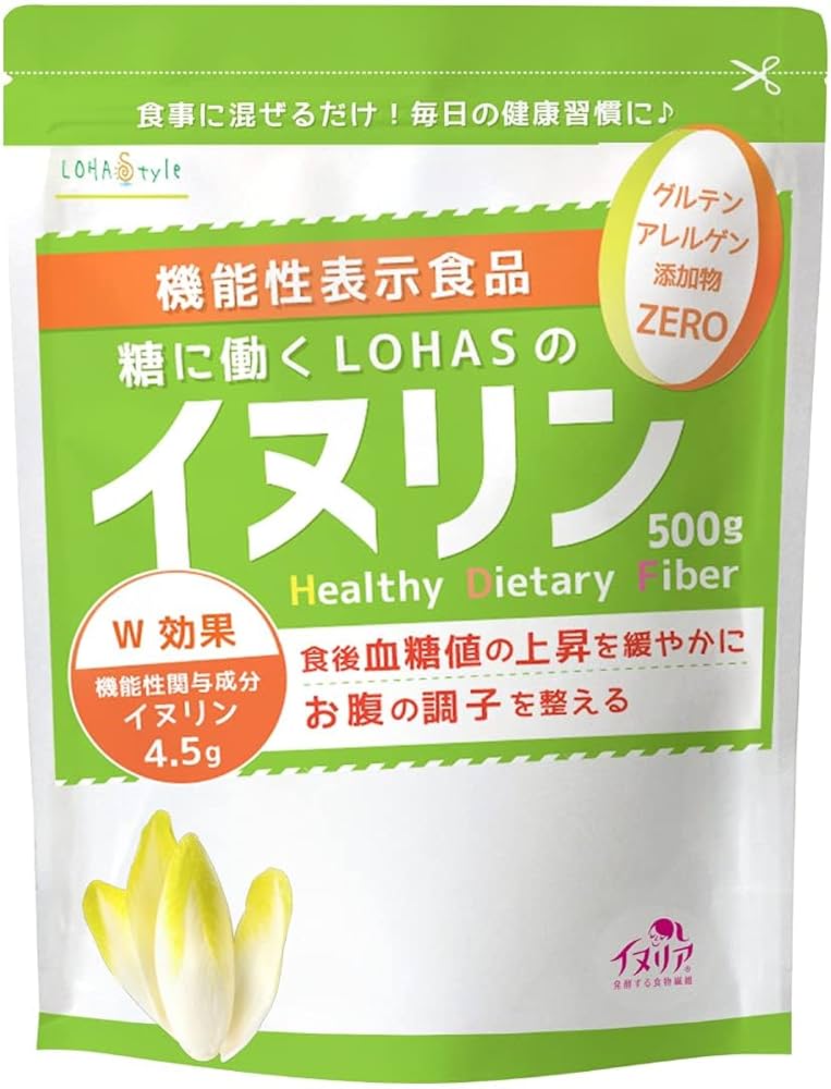 Amazon | LOHAStyle(ロハスタイル) イヌリン 顆粒 500g 機能性表示食品