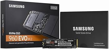 Amazon | Samsung SSD 500GB 960EVO M.2 Type2280 PCIe3.0×4 NVMe1.2 3