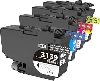 Amazon.co.jp: LC3139 (BK/C/M/Y)【全色顔料】【4色セット】 最新 互換